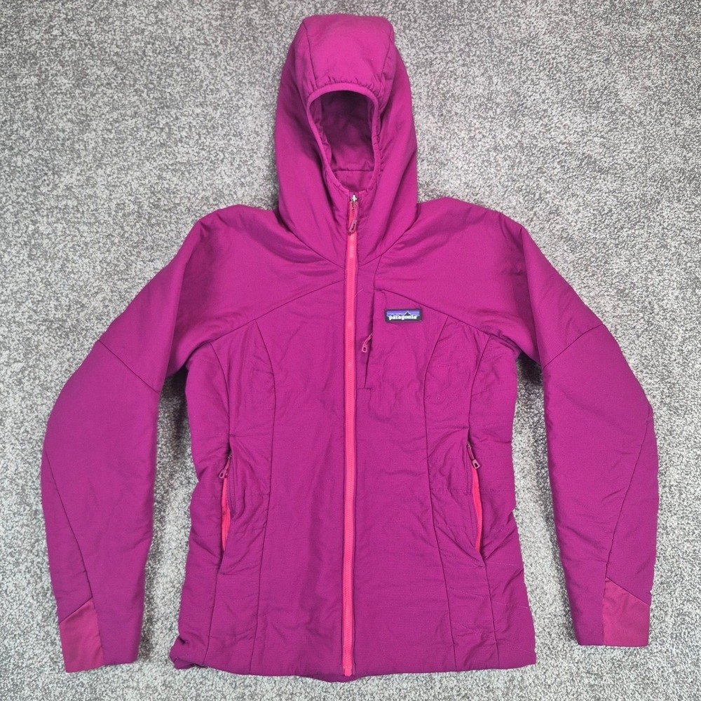 Patagonia Nano-Air Hoody Womens Small Magenta Full Zip Insulated Puffer Jacket